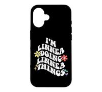 Rétro Groovy Im Linnea Doing Linnea Things Funny Mother's Coque pour iPhone 16