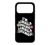 Rétro Groovy Im Linnea Doing Linnea Things Funny Mother's Coque pour iPhone 17 Pro Max