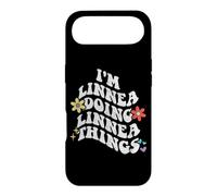Rétro Groovy Im Linnea Doing Linnea Things Funny Mother's Coque pour iPhone Air