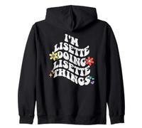 Retro Groovy Im Lisette Doing Lisette Things Funny Mother's Sweat à Capuche