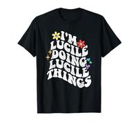 Retro Groovy Im Lucile Doing Lucile Things Funny Mother's T-Shirt