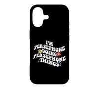 Retro Groovy I'm Persephone Doing Persephone Things Funny Coque pour iPhone 17