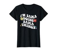 Rétro Groovy Im Sama Doing Sama Things Funny Fête des Mères T-Shirt