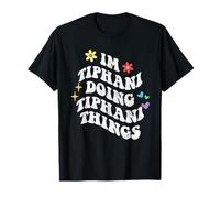 Retro Groovy Im Tiphani Doing Tiphani Things Funny Mother's T-Shirt