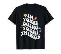 Rétro Groovy Im Yoshi Doing Yoshi Things Funny Fête des Mères T-Shirt