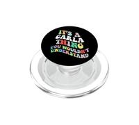 Retro Groovy It's a Carla Thing You Wouldnt Understand PopSockets PopGrip pour MagSafe