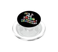 Retro Groovy It's a Joy Thing You Wouldnt Understand PopSockets PopGrip pour MagSafe