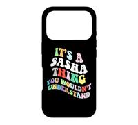 Retro Groovy It's a Sasha Thing You Wouldnt Understand Coque pour iPhone 17 Pro