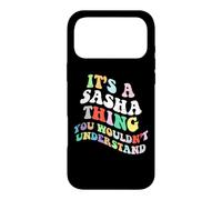 Retro Groovy It's a Sasha Thing You Wouldnt Understand Coque pour iPhone 17 Pro Max