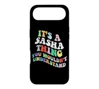 Retro Groovy It's a Sasha Thing You Wouldnt Understand Coque pour iPhone Air