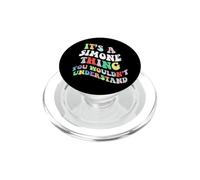 Retro Groovy It's a Simone Thing You Wouldnt Understand PopSockets PopGrip pour MagSafe