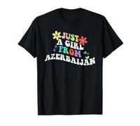Retro Groovy Just A Girl From Azerbaïdjan Mother's Day 2023 T-Shirt