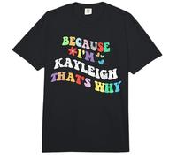 Retro Groovy Parce Que Je suis Kayleigh, C'est Pourquoi Un nom personnalisé Amusant Comfort Colors Adult Heavyweight T-Shirt