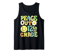 Retro Groovy Peace Out 12e année douzième année filles garçons Débardeur