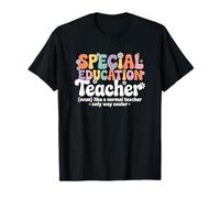 Retro Groovy, Professeur d'éducation spécialisée, Retour à l'école T-Shirt