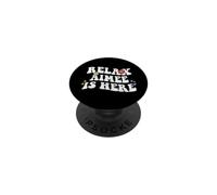 Rétro Groovy Relax Aimee is Here Funny Mother's Day Name PopSockets PopGrip Adhésif