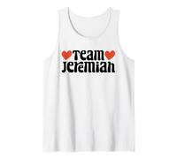 Retro Groovy Team Jeremiah I Love Jeremiah I Heart Jeremiah Débardeur