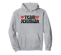 Retro Groovy Team Jeremiah I Love Jeremiah I Heart Jeremiah Sweat à Capuche
