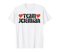 Retro Groovy Team Jeremiah I Love Jeremiah I Heart Jeremiah T-Shirt