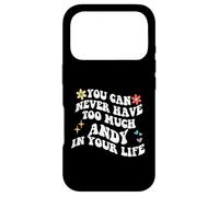 Retro Groovy, Vous ne Pourrez jamais Avoir trop d'Andy dans Votre Vie Coque pour iPhone 17 Pro