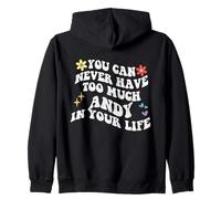 Retro Groovy, Vous ne Pourrez jamais Avoir trop d'Andy dans Votre Vie Sweat à Capuche