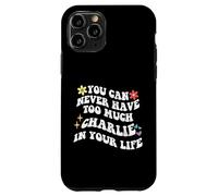 Retro Groovy, vous ne pourrez jamais avoir trop de CHARLIE dans votre corps Coque pour iPhone 11 Pro
