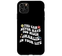 Retro Groovy, vous ne pourrez jamais avoir trop de CHARLIE dans votre corps Coque pour iPhone 11 Pro Max