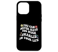Retro Groovy, vous ne pourrez jamais avoir trop de CHARLIE dans votre corps Coque pour iPhone 12 Pro Max