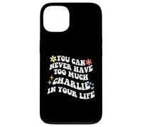 Retro Groovy, vous ne pourrez jamais avoir trop de CHARLIE dans votre corps Coque pour iPhone 13
