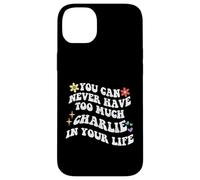 Retro Groovy, vous ne pourrez jamais avoir trop de CHARLIE dans votre corps Coque pour iPhone 14 Plus