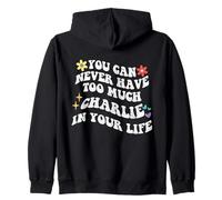 Retro Groovy, vous ne pourrez jamais avoir trop de CHARLIE dans votre corps Sweat à Capuche