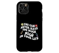 Retro Groovy, Vous ne Pourrez jamais Avoir trop de Nico dans Votre Vie Coque pour iPhone 11 Pro