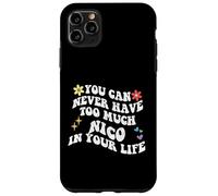 Retro Groovy, Vous ne Pourrez jamais Avoir trop de Nico dans Votre Vie Coque pour iPhone 11 Pro Max