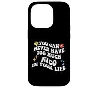 Retro Groovy, Vous ne Pourrez jamais Avoir trop de Nico dans Votre Vie Coque pour iPhone 14 Pro