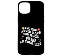 Retro Groovy, Vous ne Pourrez jamais Avoir trop de Nico dans Votre Vie Coque pour iPhone 15 Plus