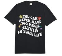 Retro Groovy, Vous ne Pourrez jamais Avoir trop de Sylvia dans Votre Vie Comfort Colors Adult Heavyweight T-Shirt