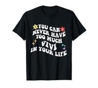 Retro Groovy, vous ne pourrez jamais avoir trop de Vivi dans votre vie T-Shirt