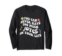 Retro Groovy You Can Never Have Too Much Joy In Your Life Manche Longue