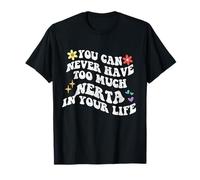 Retro Groovy You Can Never Have Troo Much Nerta in Your Life T-Shirt
