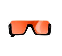 Retro Half Rim Shades - Lentes de blocage UV multicolores élégantes, cadre Strong résistant aux rayures, lunettes hippies classiques | Voyages sur la route d'été à vélo de camping coulant aventures d