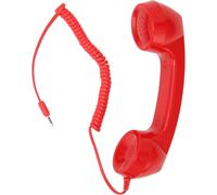 Retro Handset Phone Receiver,Vintage Anti-Radiation Wired Phone Call Receiver with Headphone Jack 3.5mm Cell Phone Handset for Phones.