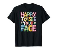 Retro Happy Teacher Back to School T-Shirt