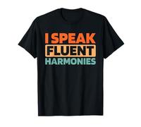 Retro Harmonies Voix - Chant Vintage Professeur De Chorale T-Shirt