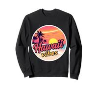 Rétro Hawaii Vibes Beach Vintage Sunset Holiday Sun Souvenir Sweatshirt