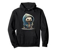 Retro Hérisson Sweat à Capuche