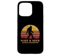 Retro Hide & Seek World Champ Bigfoot Sun Believe! Coque pour iPhone 15 Pro Max