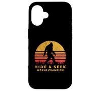 Retro Hide & Seek World Champ Bigfoot Sun Believe! Coque pour iPhone 16