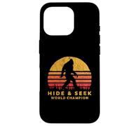 Retro Hide & Seek World Champ Bigfoot Sun Believe! Coque pour iPhone 16 Pro