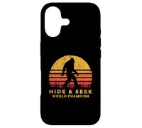 Retro Hide & Seek World Champ Bigfoot Sun Believe! Coque pour iPhone 17