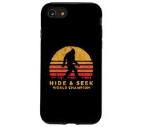 Retro Hide & Seek World Champ Bigfoot Sun Believe! Coque pour iPhone SE (2020) / 7/8